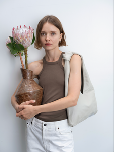 Bolso Tote Isabel in Vanilla Cream | Small